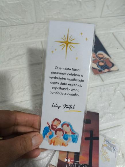 Marcador de Página Feliz Natal (10 Unidades)
