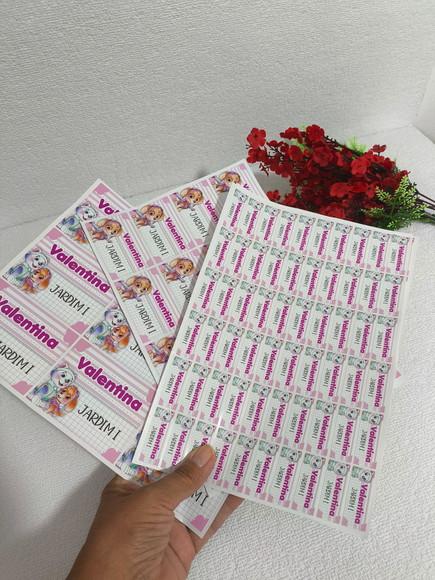 Etiquetas Escolares Patrulha Canina