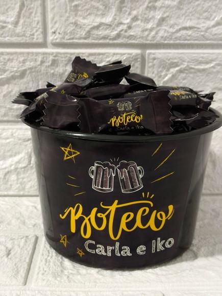 Balde com 100 Balas Boteco