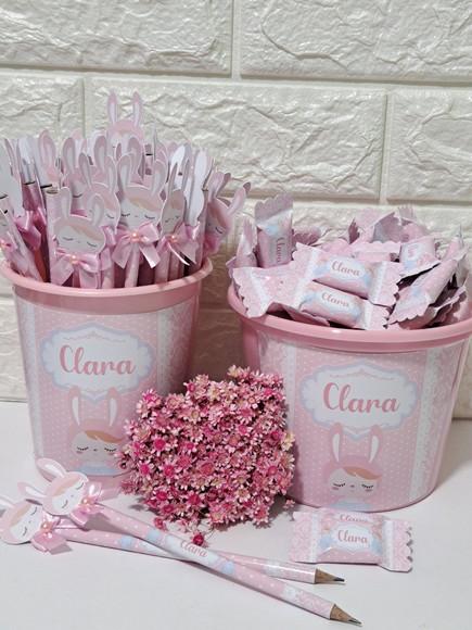 100 Balas e 50 Lápis Boneca Metoo Rosa
