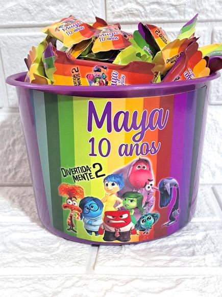 Balde com 100 Balas Divertidamente 2