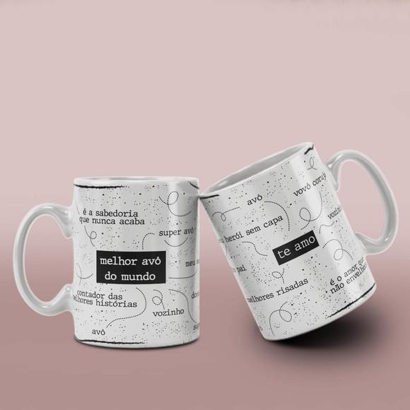 Caneca Personalizada Dia dos Avós Mod. 2
