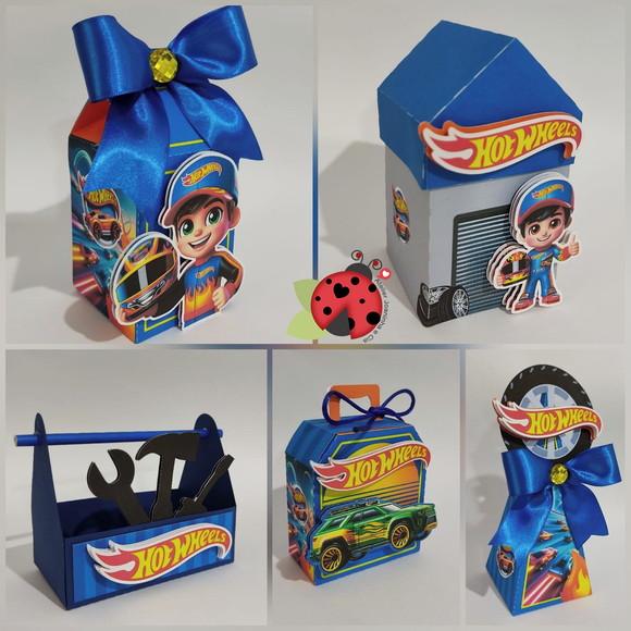 5 Kits Festa Hotwheels