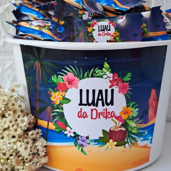 Balde com Balas Luau