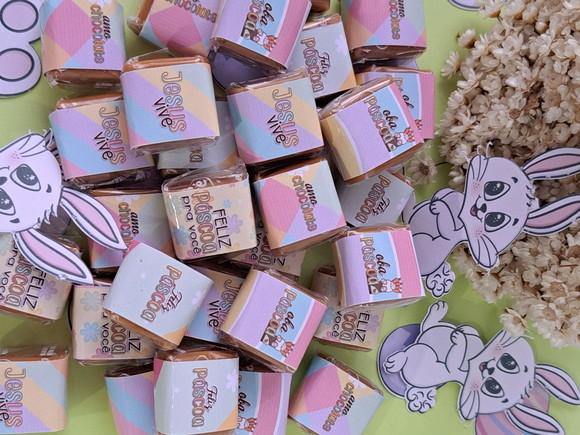 100 Caramelos Personalizados Páscoa