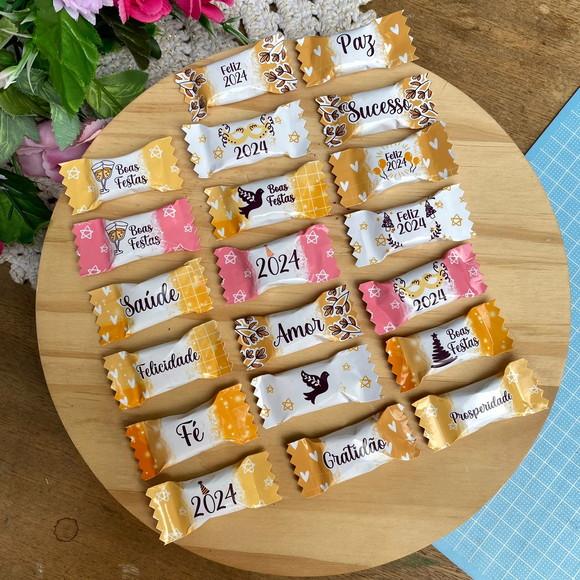 100 Balas Personalizadas Ano Novo