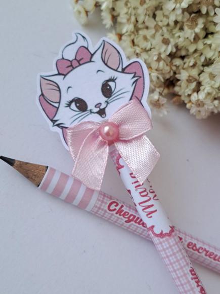 10 Lapis Personalizado Gatinha Marie