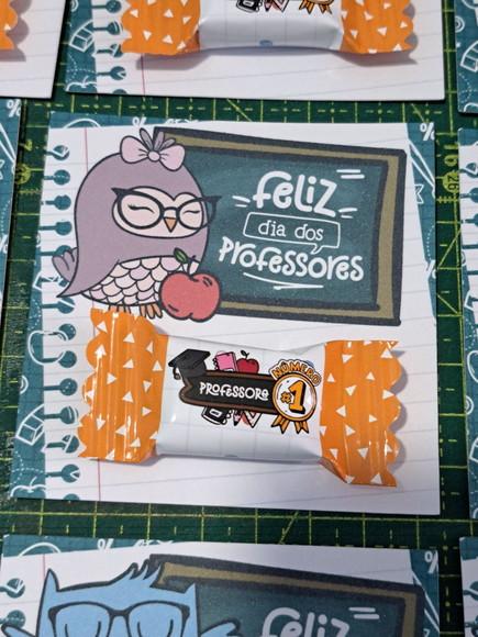 20 Cartões com Bala Professores
