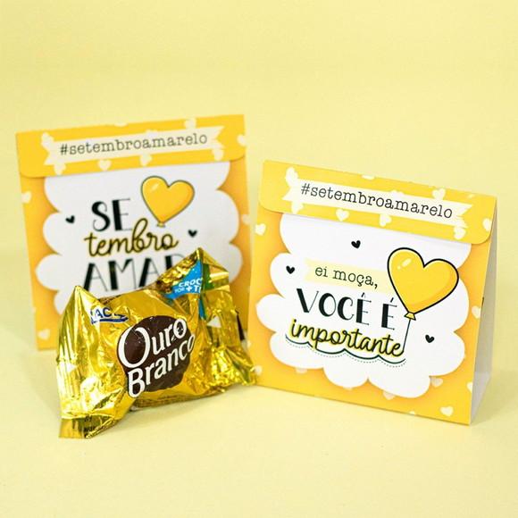 10 Porta Bombom Setembro Amarelo