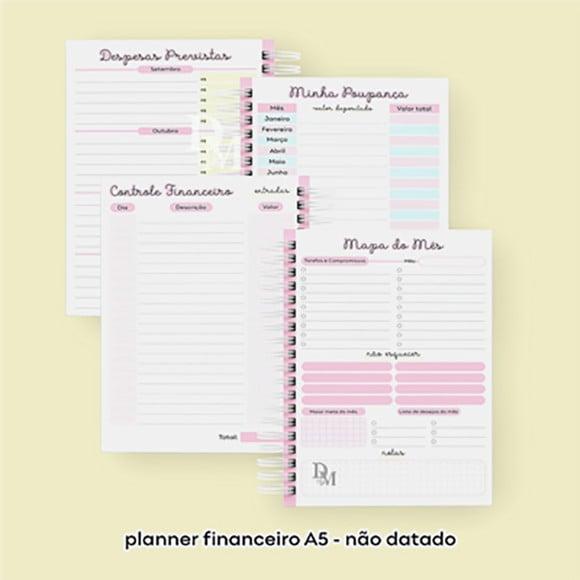 Planner Financeiro Não Datado