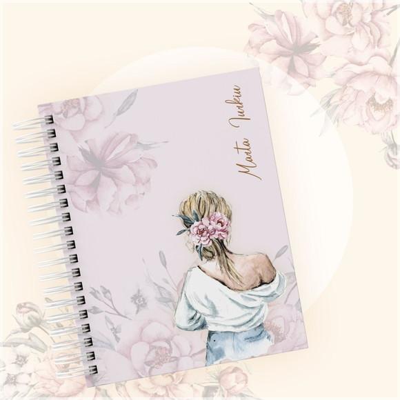Caderno de Anotações Floral