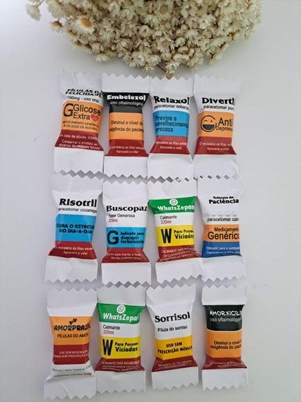 100 Balas Pílulas da Felicidade