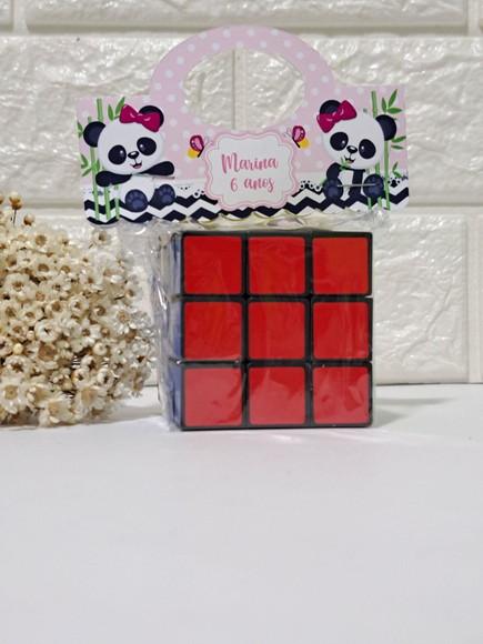 Cubo Mágico Personalizado Panda Menina
