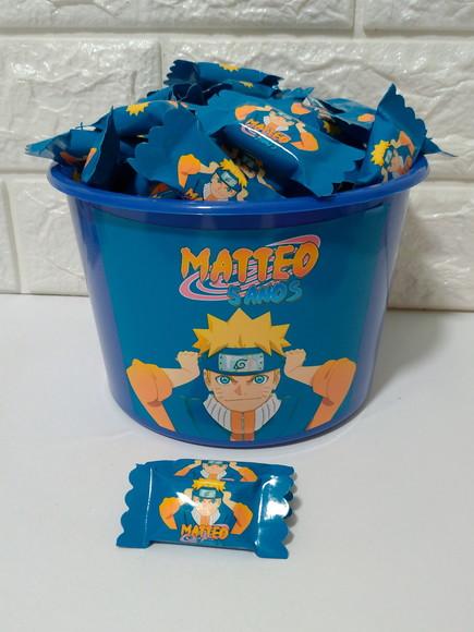 100 Balas Naruto com Baldinho
