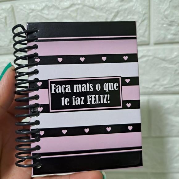 Caderneta Pequena Anotações