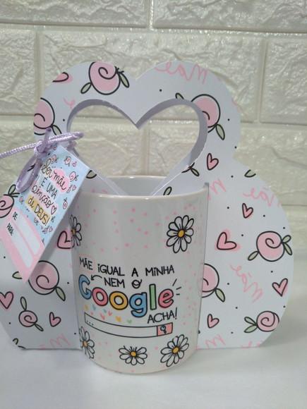 Caneca Dia das Mães com Embalagem