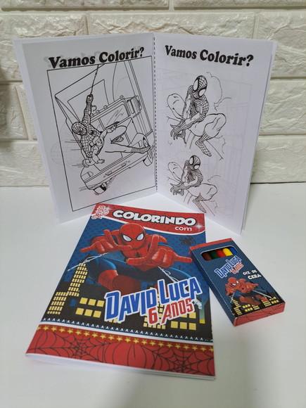 10 Livros de Colorir Homem Aranha