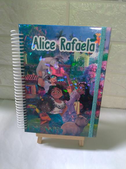 Caderno de Recados Escolar Encanto