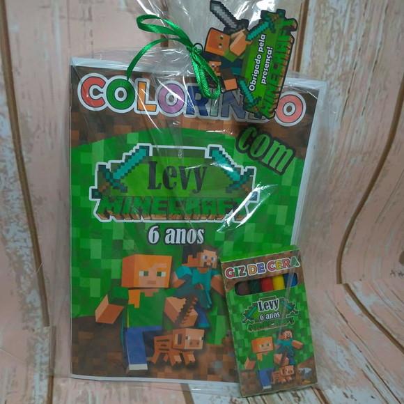 10 Livros de Colorir Minecraft