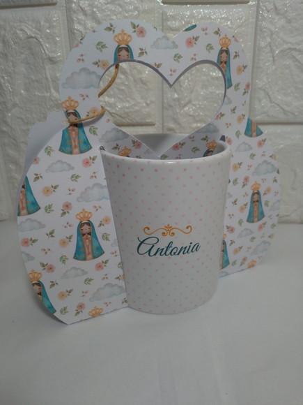 Caneca Nossa Senhora Aparecida Com Embalagem