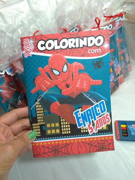 10 Livros de Colorir Homem Aranha