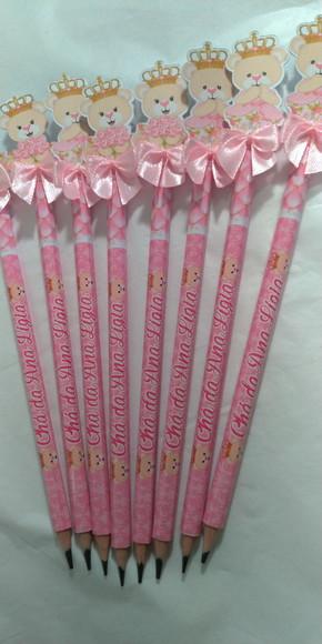 10 Lápis Ursinha Princesa