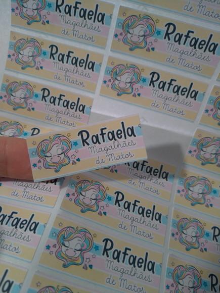 Kit Etiqueta Escolar - Unicórnio