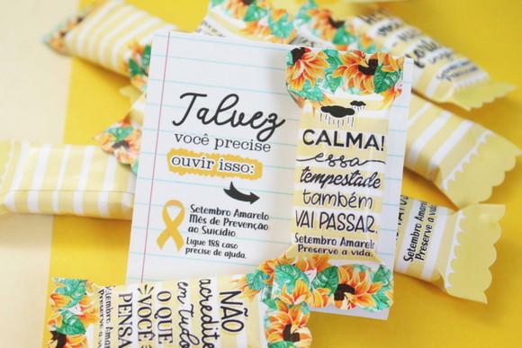 Cartão Bala Setembro Amarelo