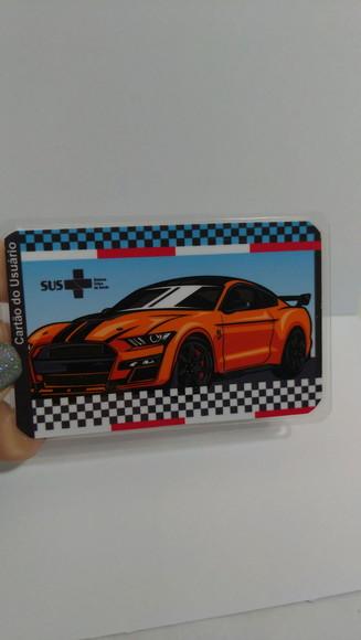Cartão SUS personalizado carros