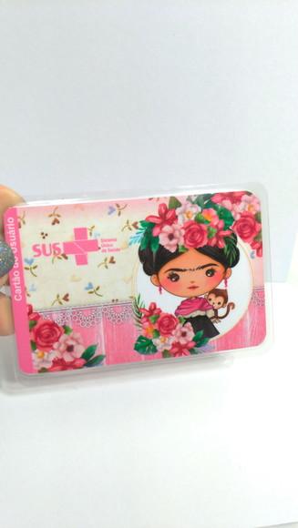 Cartão SUS personalizado Frida Khalo o