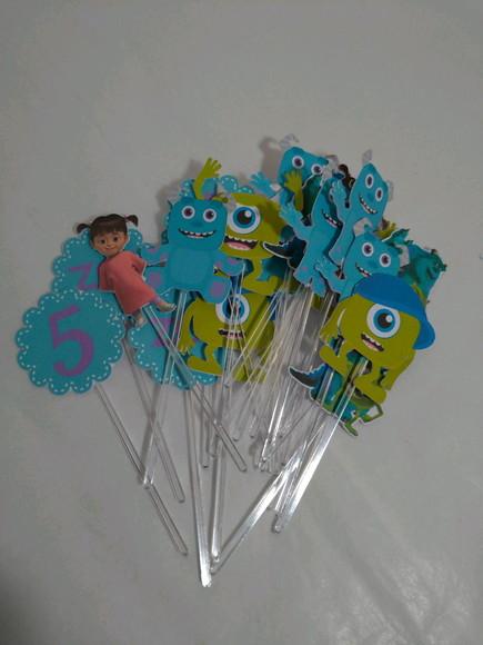Topper de docinhos monstros sa