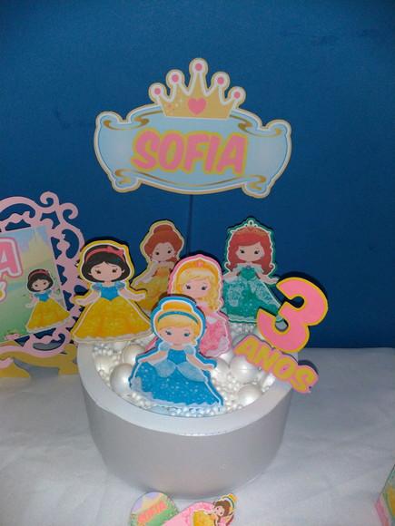 Kit só um bolinho princesas