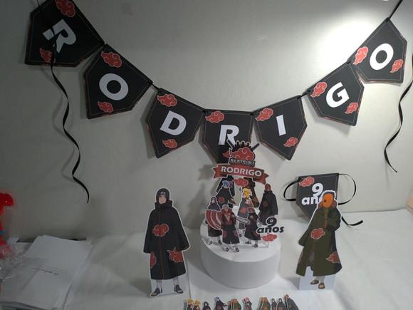 Kit só um bolinho Akatsuki Naruto