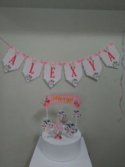 Kit só um bolinho flores