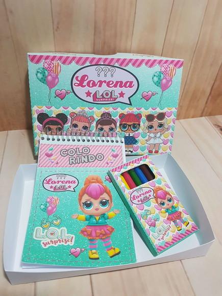 Kit de Colorir com Bloquinho