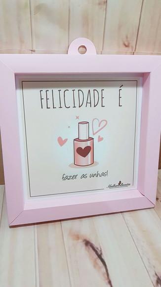 Quadro de Papel manicure