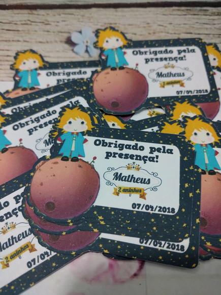 Tag O Pequeno Príncipe (Kit com 25 unidades)