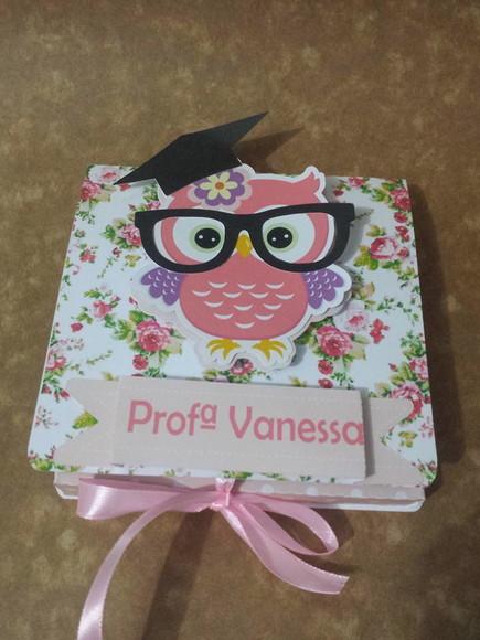 Caixa Corujinha dia dos professores
