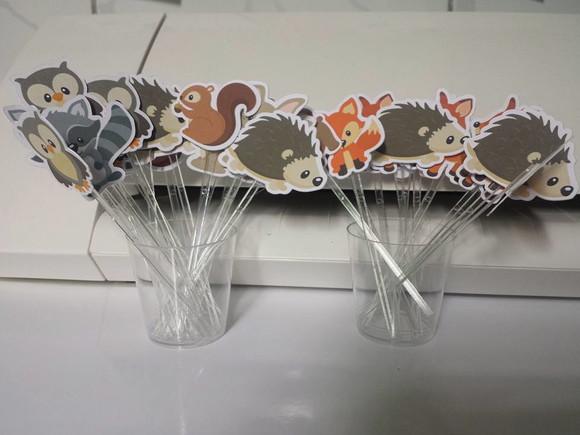 Toppers para docinhos bosque