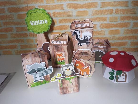 Kit Caixas Woodland