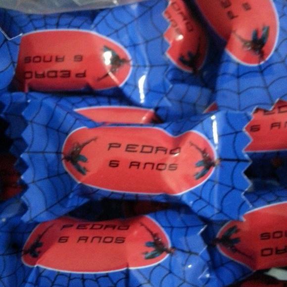Bala Personalizada Homem Aranha