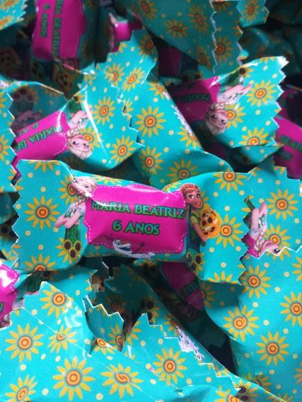 Bala Personalizada Frozen Fever