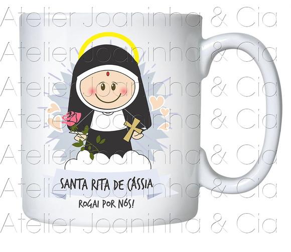 Caneca Santa Rita de Cássia