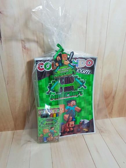 10 Livros de Colorir Minecraft