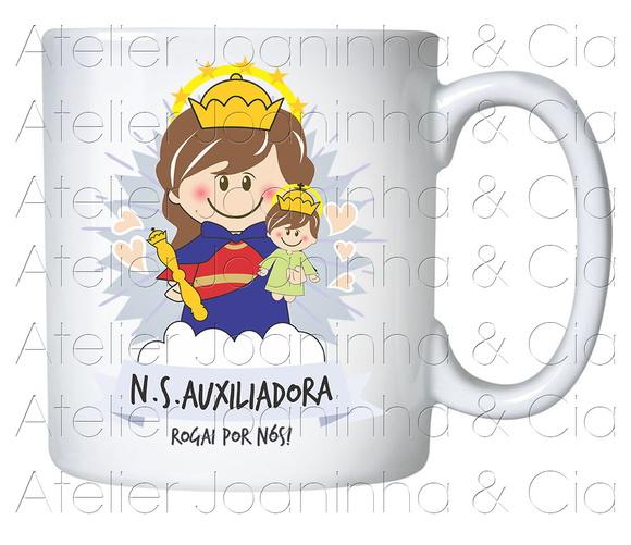 Caneca Nossa Senhora Auxiliadora