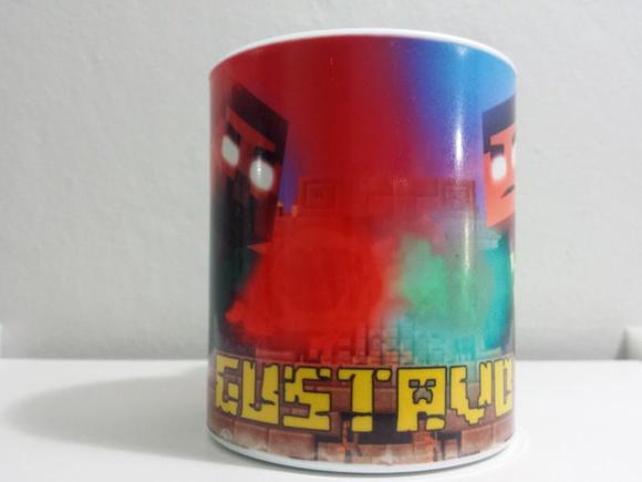 Caneca Plastica Minecraft