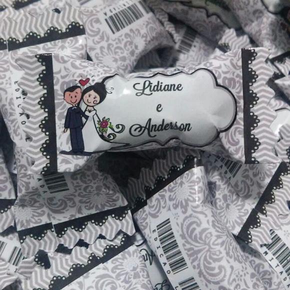 Bala Personalizada Casamento