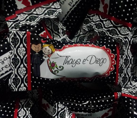 Bala Personalizada Casamento