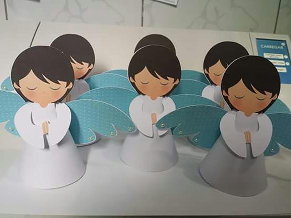 Anjinho 3d Batizado (sem Garrafa)