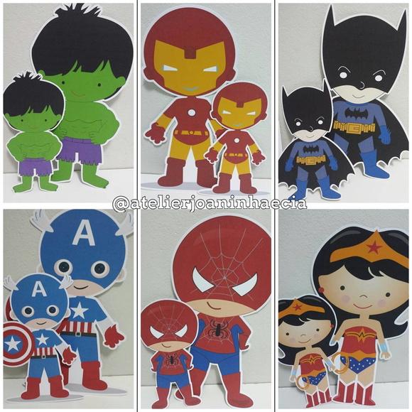 Kit Personagens Herois